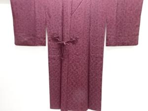 流水に菊桜模様ロング道中着